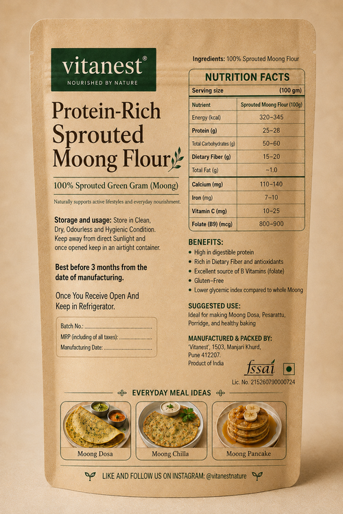 Sprouted Moong Flour