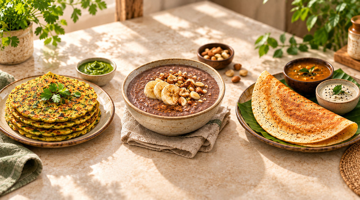 VitaNest sprouted flour recipes for everyday meals